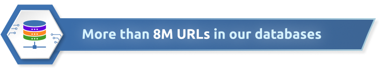 More than 8M UTLs in our databases